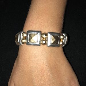 Retired Premier Design gold and silver bracelet
